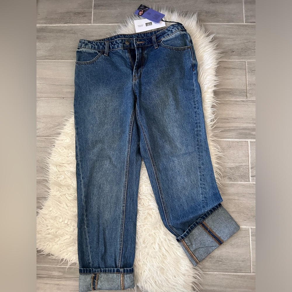 High-Rise Faded Boyfriend Jeans - Future Collective with Kahlana Barfield Brown - Picture 7 of 7